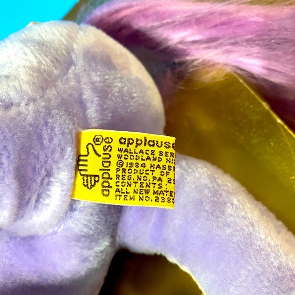 MY LITTLE PONY G1 VTG 1984 WALLACE BERRIE APPLAUSE BLOSSOM COLLECTIBLE PLUSH - Picture 15 of 15